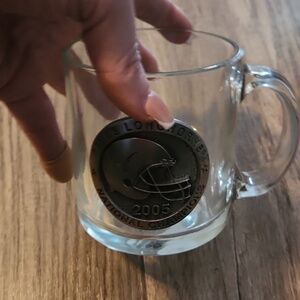 Texas Longhorns 2005 National Championship Glass Cup NWT